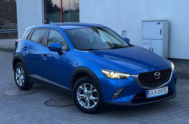 Mazda CX-3 cena 57997 przebieg: 107000, rok produkcji 2015 z Małomice małe 379